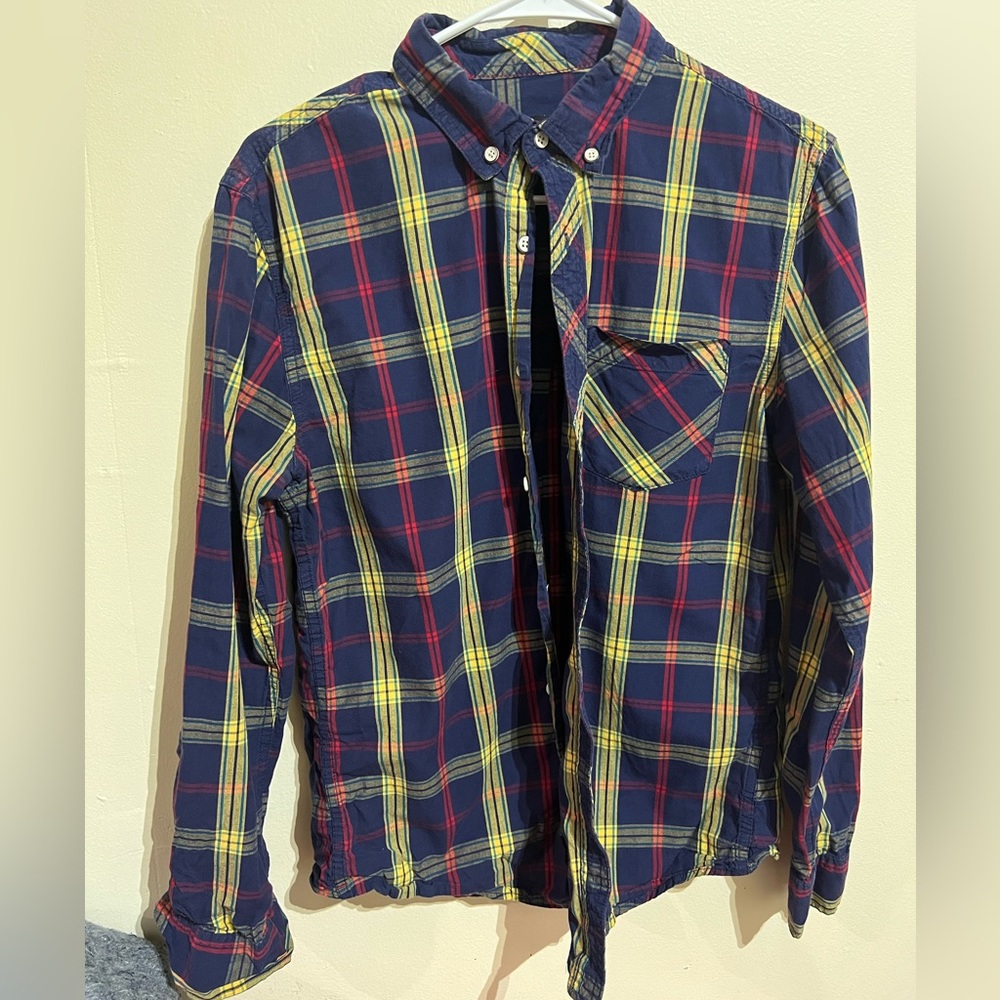 Adam Levine Plaid button up Size Medium